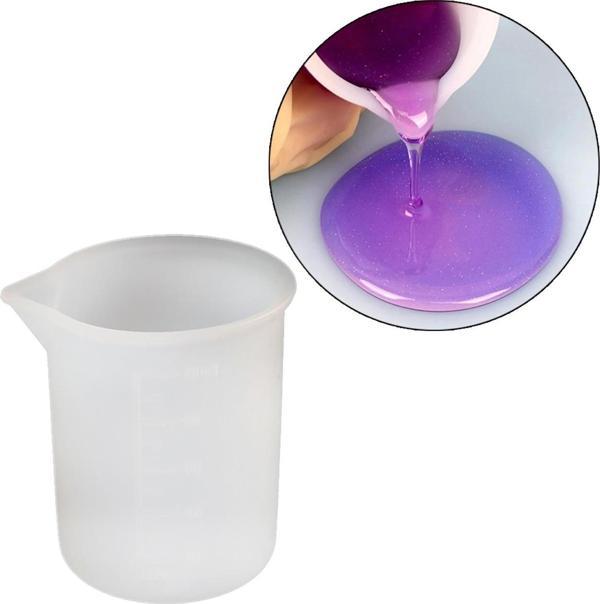 Epoksi Reçine Silikon Beaker Döküm Karıştırma Kabı Uçlu 100 ML - Image 1
