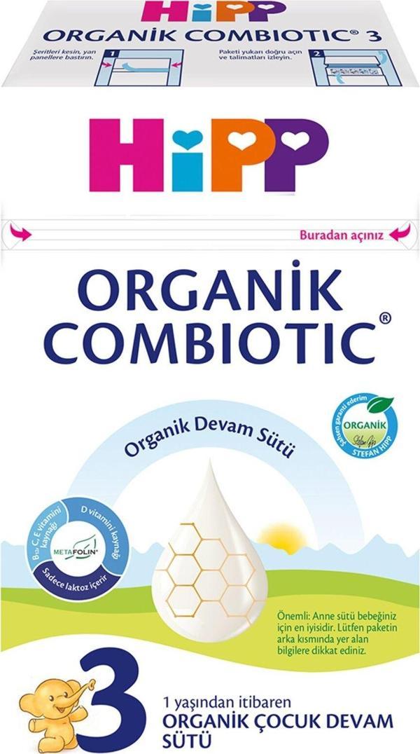 Hipp 3 Organik Combiotic Devam Sütü 600 Gr 3 Adet - Image 1