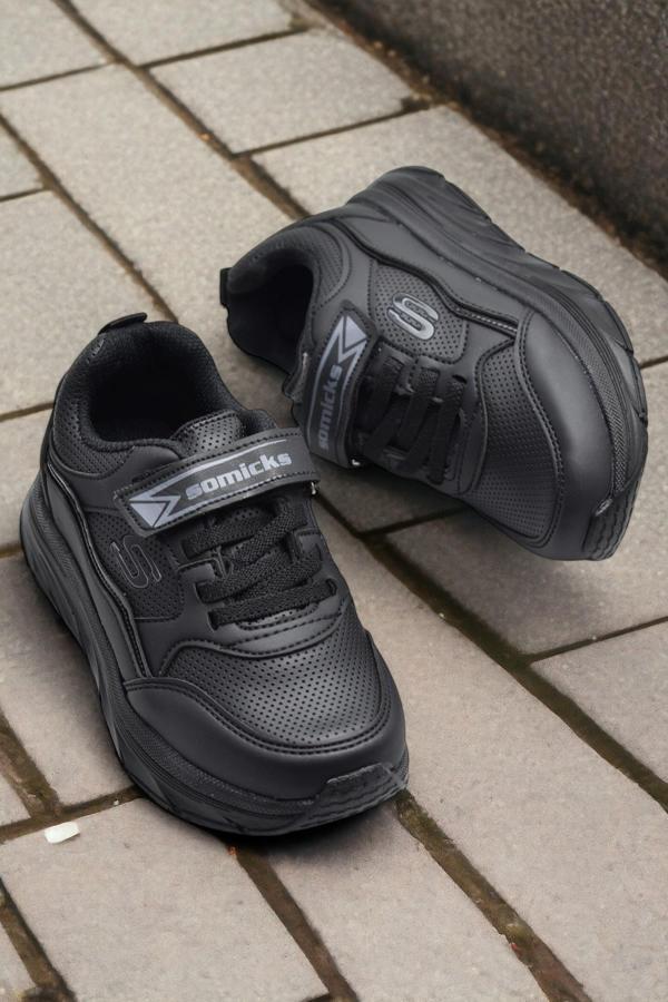 101Ç Ortopedik Taban Çocuk Spor Ayakkabı Unisex Çocuk Spor Ayakkabı Cırtlı Çocuk Spor - Image 1