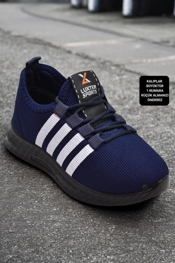 1224 Ortopedik Taban Çocuk Spor Ayakkabı Unisex Çocuk Spor Ayakkabı Süs Bağcıklı - Image 1