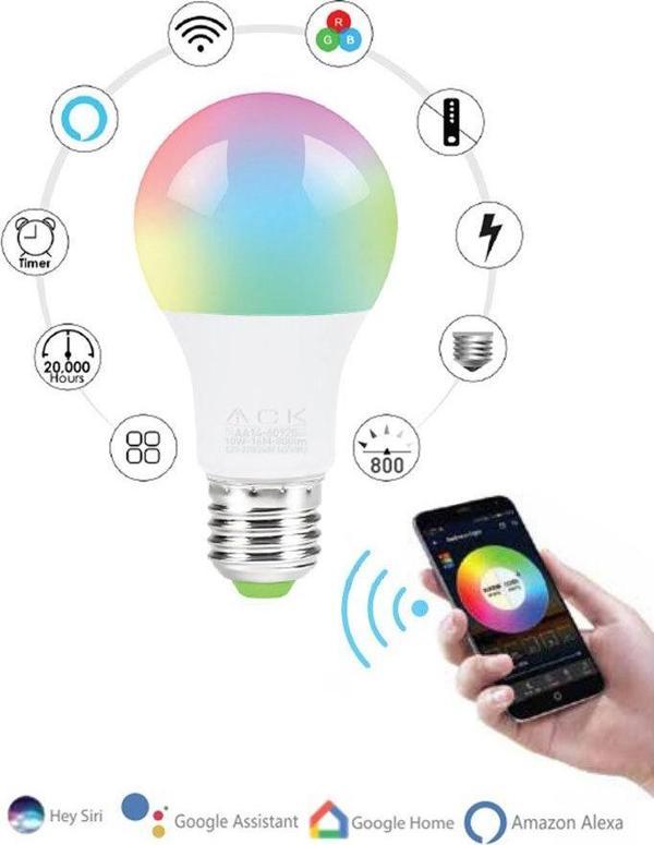 ACK 10W Wİ-Fİ AKILLI LED AMPUL - Image 1