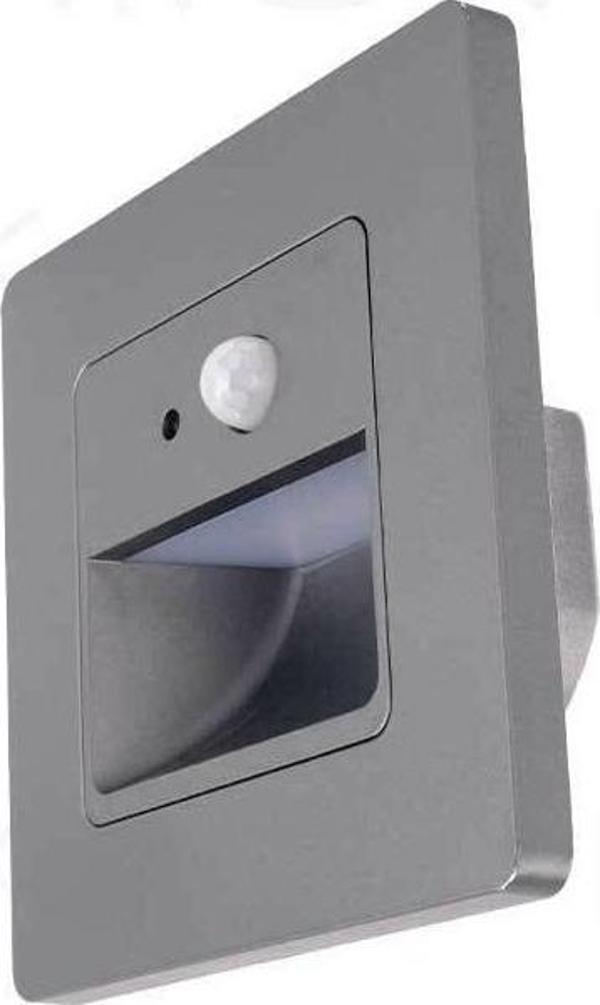 ACK 1W BEYAZ SENSÖRLÜ MERDİVEN KORİDOR ARMATÜRÜ (ANTRASİT KASA) - Image 1