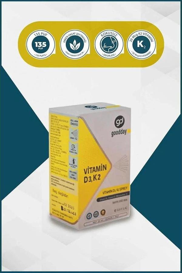 Goodday Vitamin D3 K2 Sprey 20 ml - Image 1