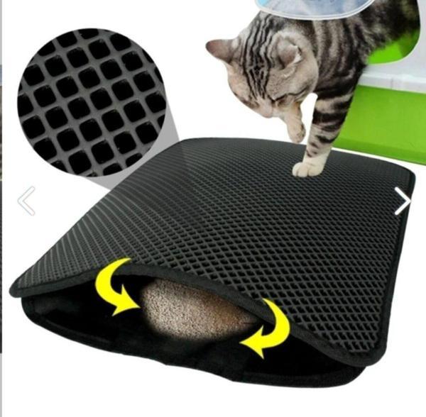 Ms. Iron Elekli Kedi Paspası Kedi Tuvalet Önü Elekli Paspas Kedi Kumu Paspası - Image 1