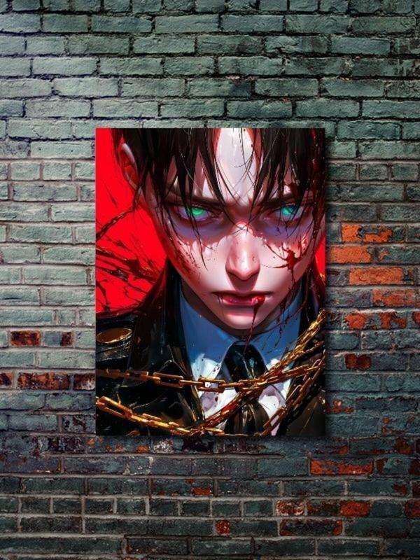 Znc Levi - Attack On Titan - Anime & Manga Posterleri, Özel Tasarım Kağıt Poster - Image 1