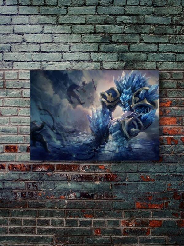 Znc Malphite - Oyun Posterleri, Özel Tasarım Kağıt Poster - Image 1