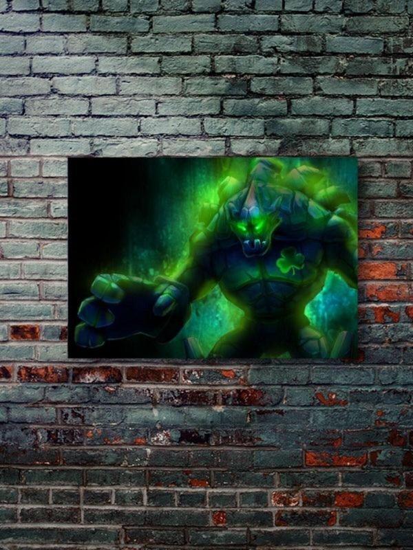 Znc Malphite - Oyun Posterleri, Özel Tasarım Kağıt Poster - Image 1