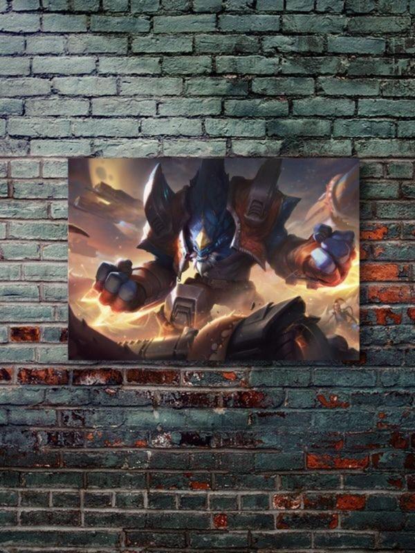 Znc Malphite - Oyun Posterleri, Özel Tasarım Kağıt Poster - Image 1