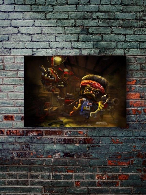 Znc Heimerdinger - Oyun Posterleri, Özel Tasarım Kağıt Poster - Image 1