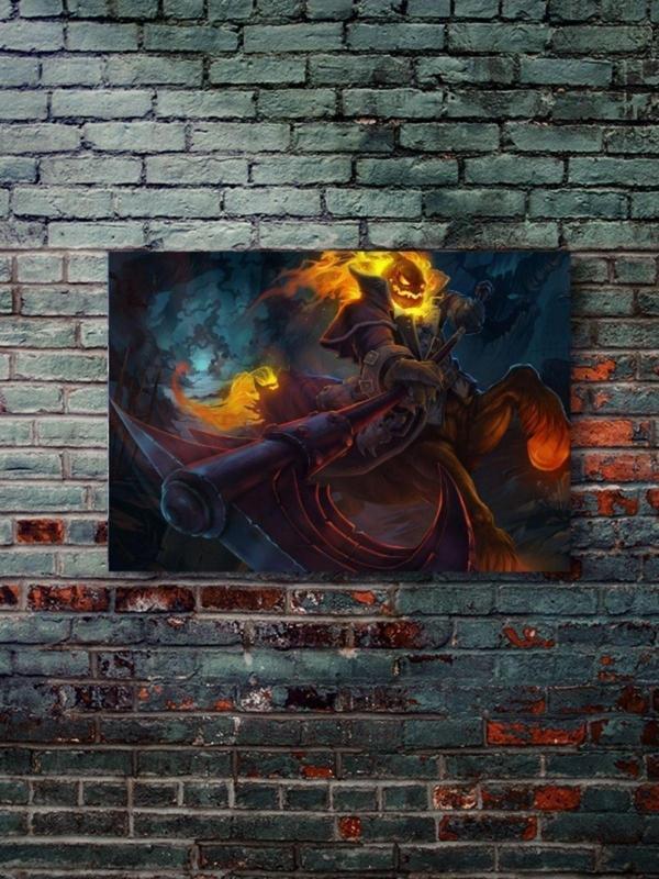 Znc Hecarim - Oyun Posterleri, Özel Tasarım Kağıt Poster - Image 1