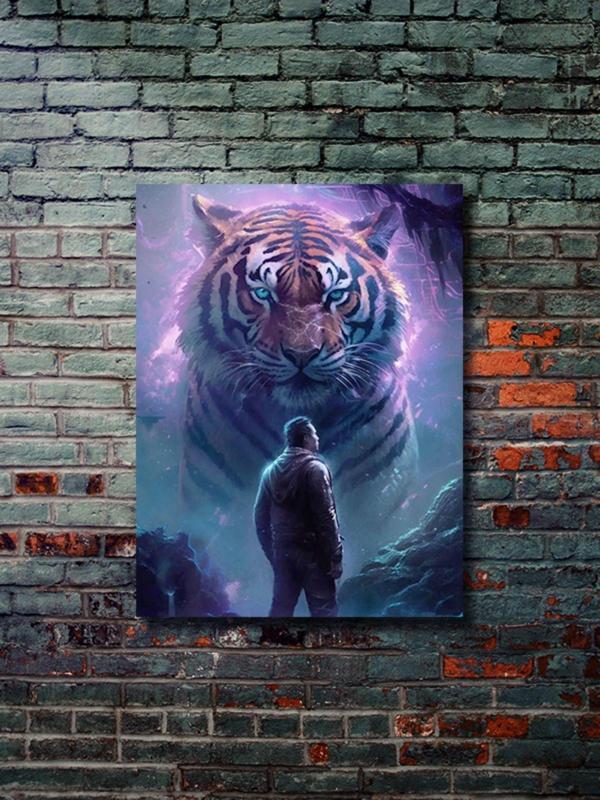 Znc Kaplan Teması, Özel Tasarım Kağıt Poster, Duvar Sanatı - Image 1