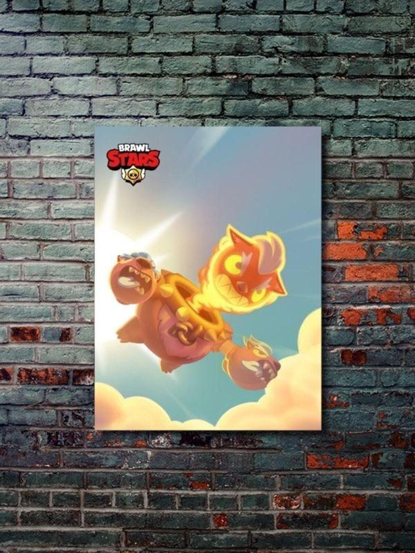 Znc Brawl Stars, Eşsiz Tasarım Oyun, Karakter Posterleri, Özel Tasarım Kağıt Poster - Image 1