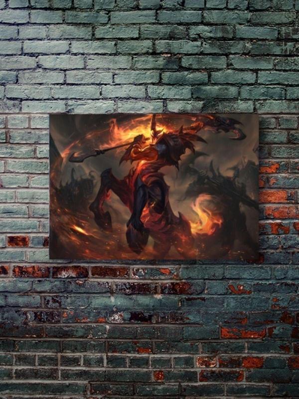 Znc Hecarim - Oyun Posterleri, Özel Tasarım Kağıt Poster - Image 1