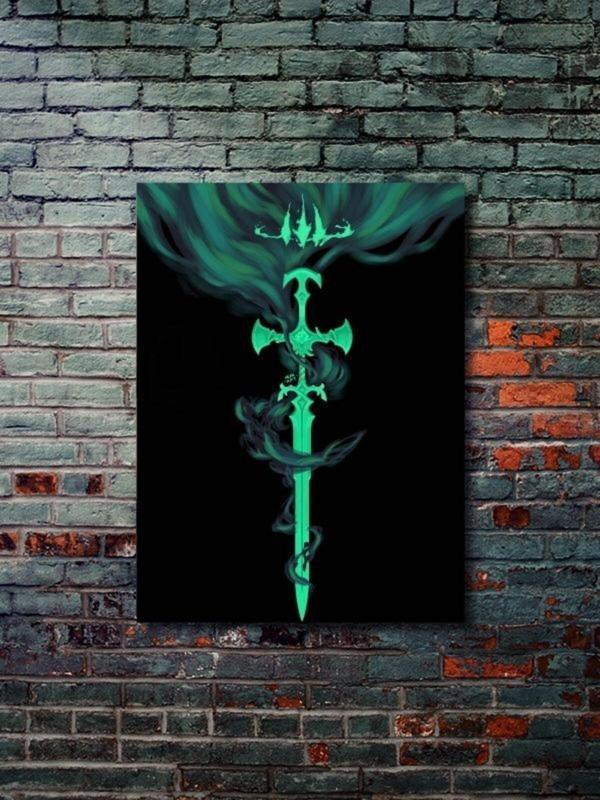 Znc Viego - League Of Legends - Lol - Gaming Posterleri, Özel Tasarım Kağıt Poster - Image 1