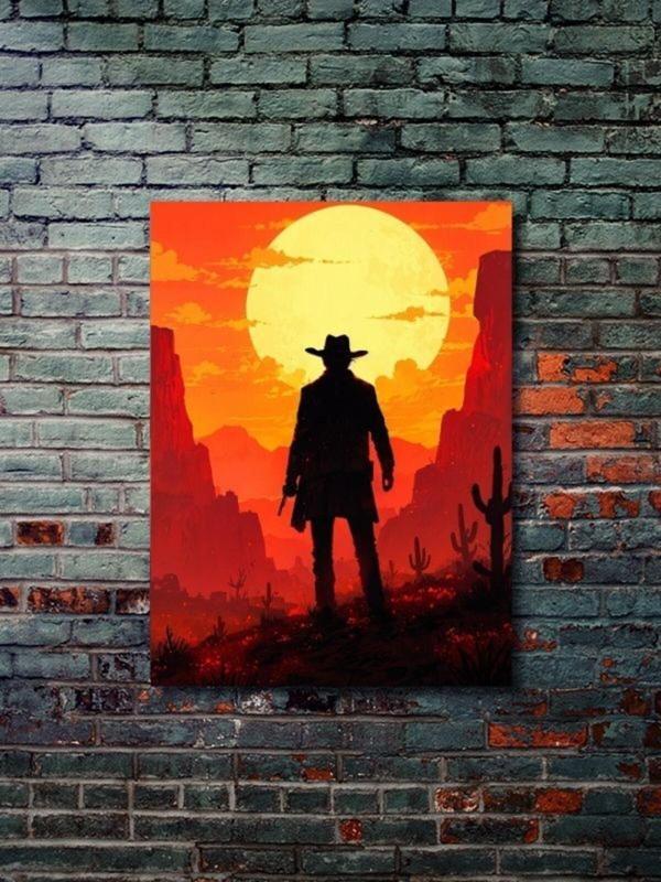 Znc Red Dead Redemption - Gaming Posterleri, Özel Tasarım Kağıt Poster, Duvar Sanatı - Image 1