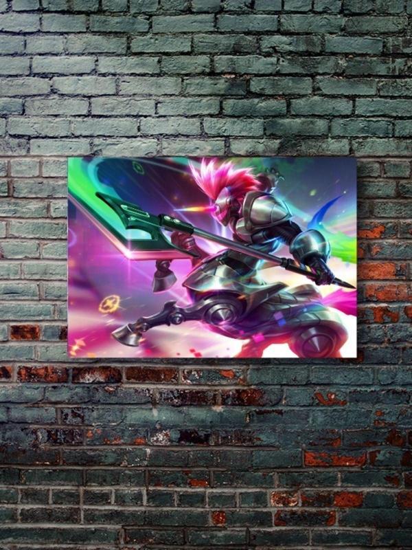 Znc Hecarim - Oyun Posterleri, Özel Tasarım Kağıt Poster - Image 1