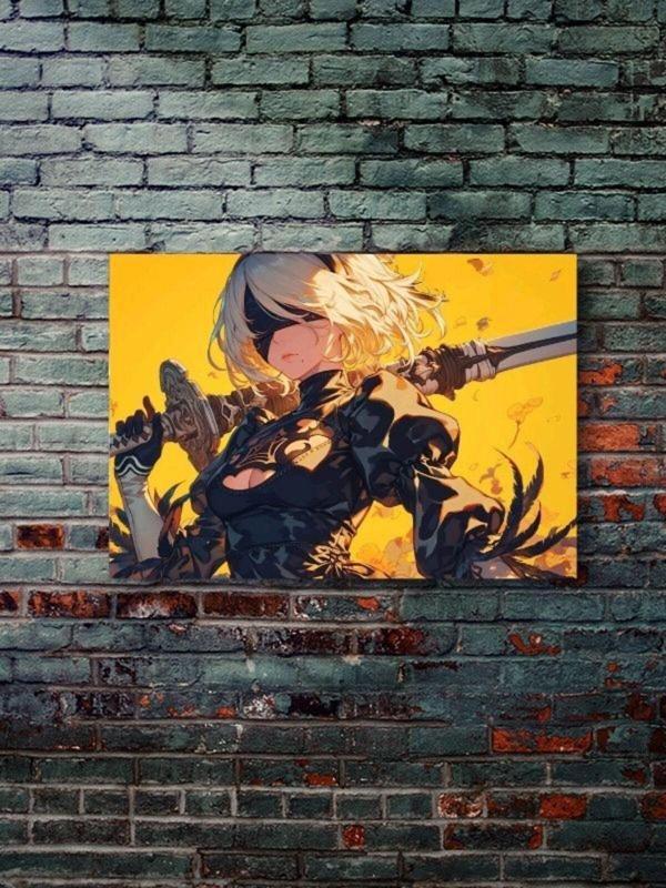 Znc Nier Automata - Gaming Posterleri, Özel Tasarım Kağıt Poster, Duvar Sanatı - Image 1