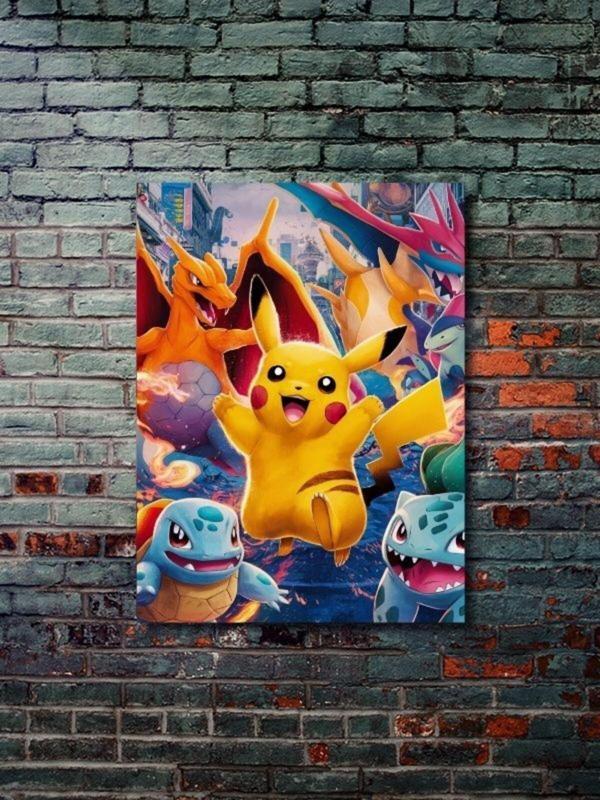 Znc Pokemon Posterleri - Anime & Manga Posterleri, Özel Tasarım Kağıt Poster - Image 1
