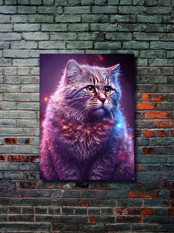 Znc Kedi Teması, Özel Tasarım Kağıt Poster, Duvar Sanatı - Image 1