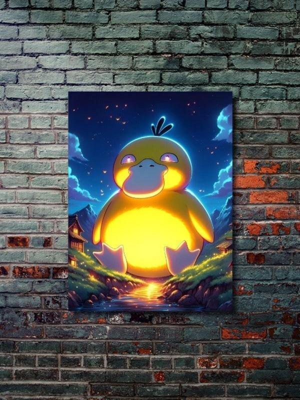 Znc Psyduck - Pokemon - Anime & Manga Posterleri, Özel Tasarım Kağıt Poster - Image 1