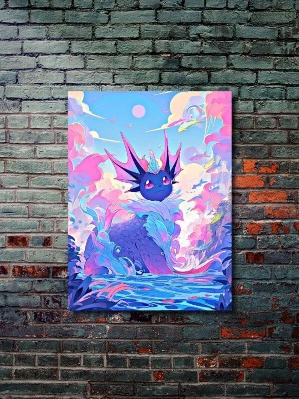 Znc Eevee - Pokemon - Anime & Manga Posterleri, Özel Tasarım Kağıt Poster - Image 1