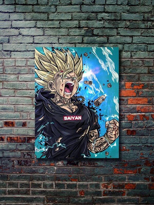 Znc Goku - Dragon Ball - Anime & Manga Posterleri, Özel Tasarım Kağıt Poster - Image 1