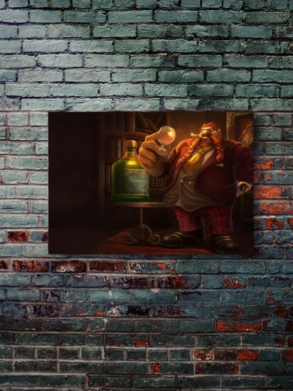 Znc Gragas - Oyun Posterleri, Özel Tasarım Kağıt Poster - Image 1