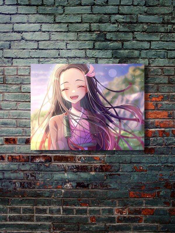 Znc Nezuko - Demon Slayer - Anime & Manga Posterleri, Özel Tasarım Kağıt Poster - Image 1