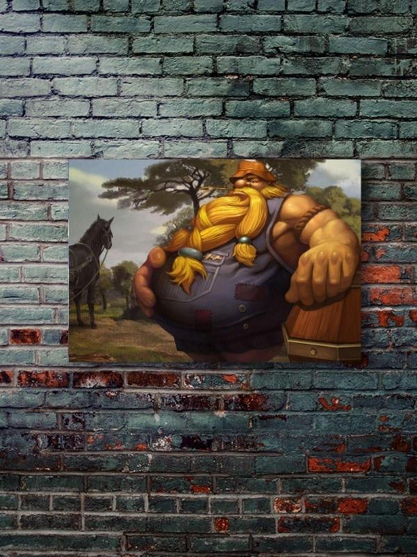 Znc Gragas - Oyun Posterleri, Özel Tasarım Kağıt Poster - Image 1