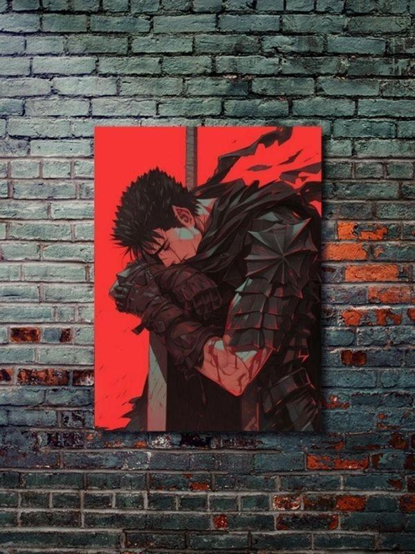 Znc Guts - Berserk - Anime & Manga Posterleri, Özel Tasarım Kağıt Poster - Image 1