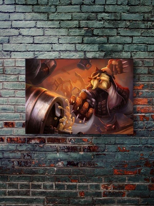 Znc Gragas - Oyun Posterleri, Özel Tasarım Kağıt Poster - Image 1