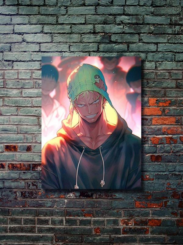 Znc Zoro - One Piece - Anime Posterleri, Özel Tasarım Kağıt Poster, Duvar Sanatı - Image 1