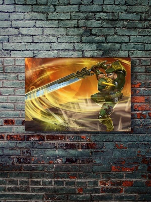Znc Garen - Oyun Posterleri, Özel Tasarım Kağıt Poster - Image 1