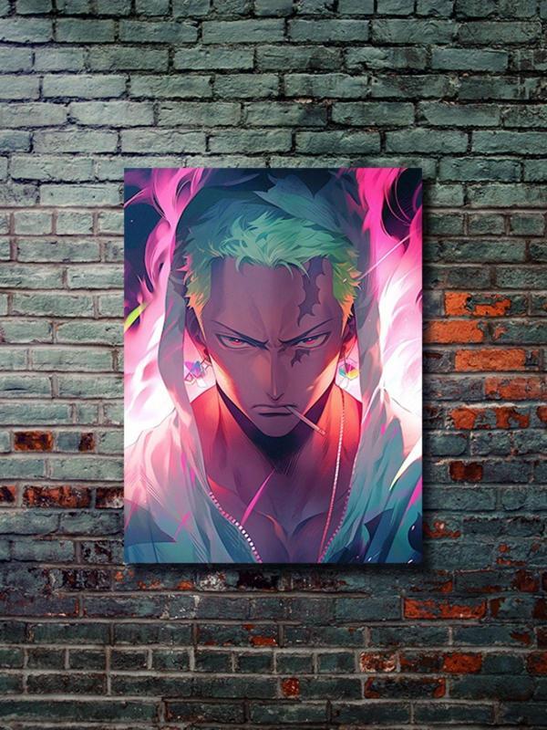 Znc Zoro - One Piece - Anime Posterleri, Özel Tasarım Kağıt Poster, Duvar Sanatı - Image 1