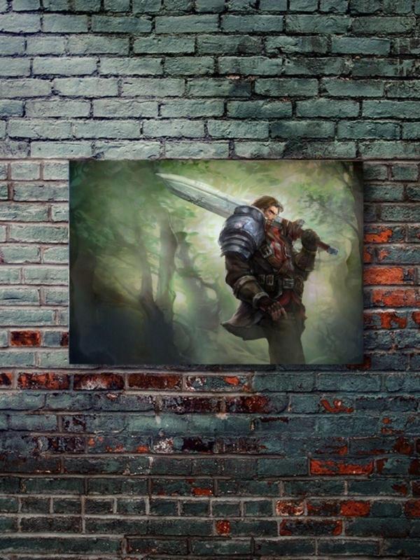 Znc Garen - Oyun Posterleri, Özel Tasarım Kağıt Poster - Image 1