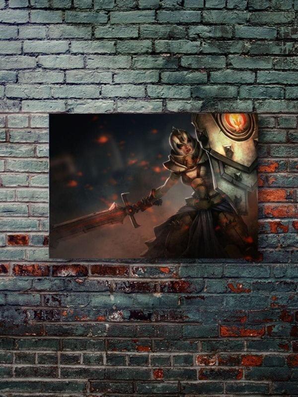 Znc Leona - Oyun Posterleri, Özel Tasarım Kağıt Poster - Image 1