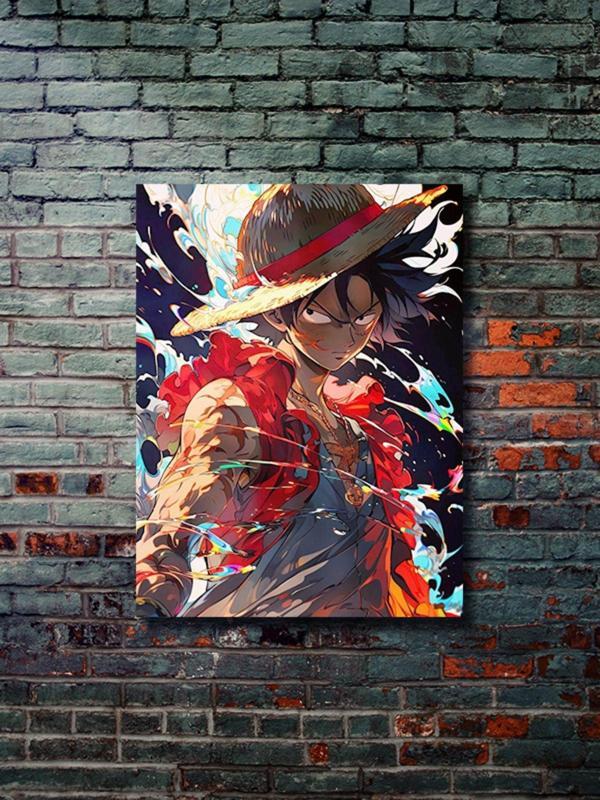 Znc Luffy - One Piece - Anime & Manga Posterleri, Özel Tasarım Kağıt Poster, Duvar Sanatı - Image 1