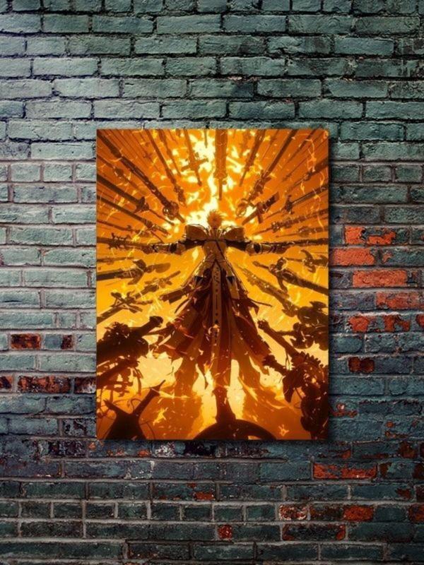 Znc Golden King - Naruto - Anime & Manga Posterleri, Özel Tasarım Kağıt Poster - Image 1