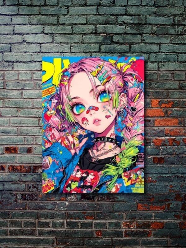Znc Özel Tasarım Anime Posteri, Özel Tasarım Kağıt Poster, Duvar Sanatı - Image 1