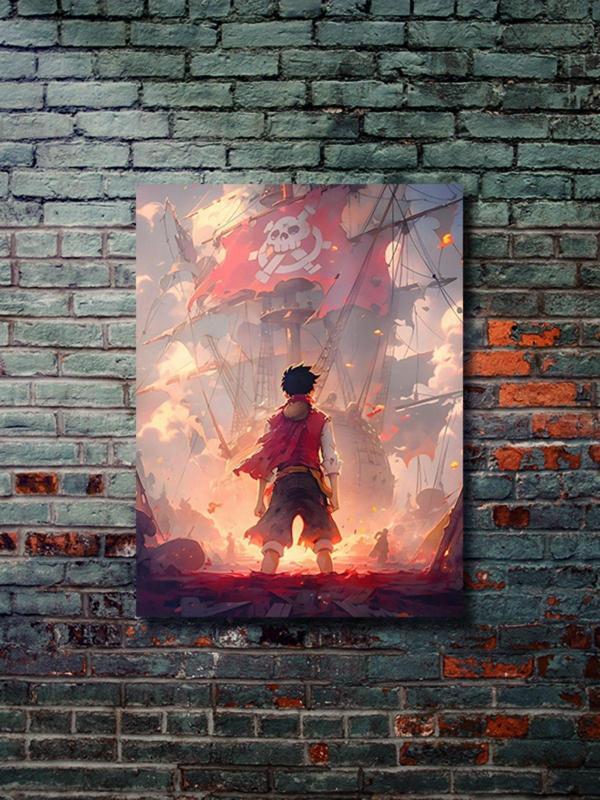Znc Luffy - One Piece - Anime & Manga Posterleri, Özel Tasarım Kağıt Poster, Duvar Sanatı - Image 1