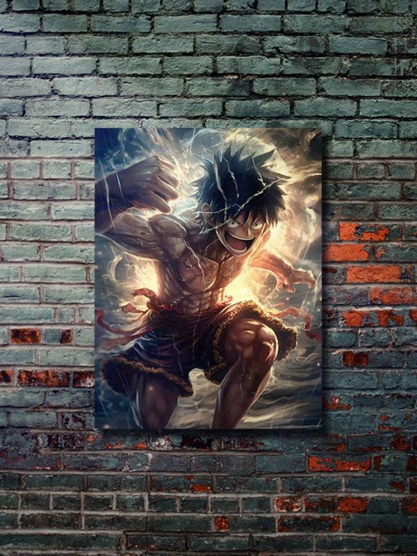 Znc Monkey D. Luffy,One Piece Posterleri, Özel Tasarım Kağıt Poster, Duvar Sanatı - Image 1
