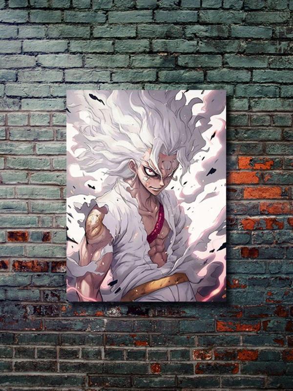Znc Monkey D. Luffy,One Piece Posterleri, Özel Tasarım Kağıt Poster, Duvar Sanatı - Image 1
