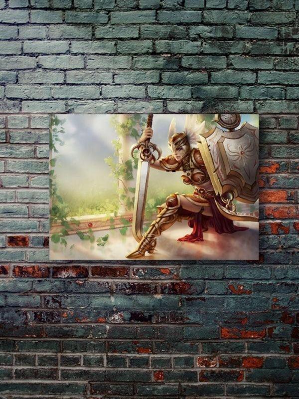Znc Leona - Oyun Posterleri, Özel Tasarım Kağıt Poster - Image 1