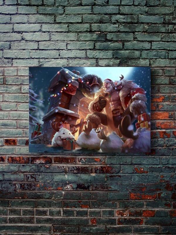 Znc Braum - Oyun Posterleri, Özel Tasarım Kağıt Poster - Image 1