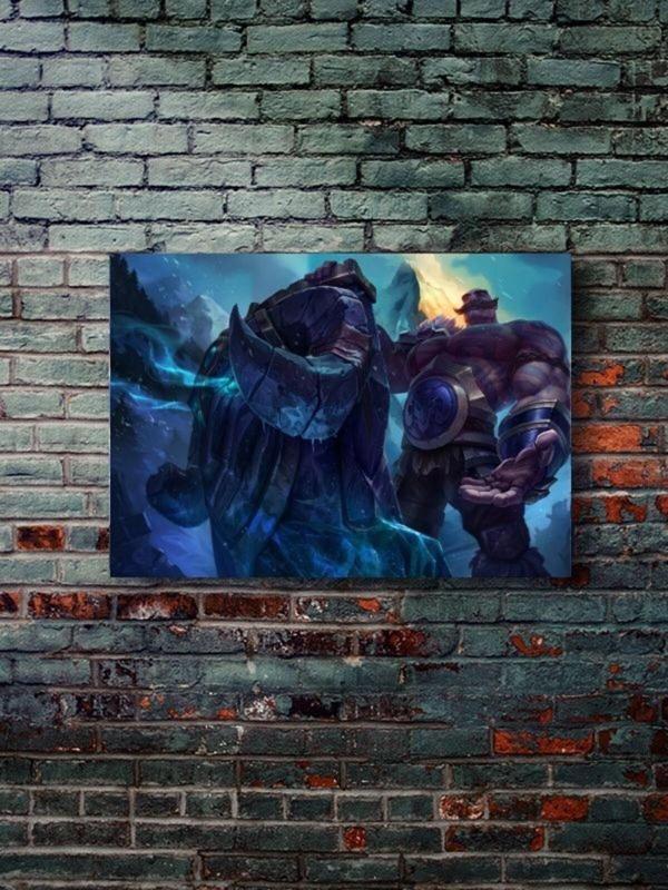Znc Braum - Oyun Posterleri, Özel Tasarım Kağıt Poster - Image 1