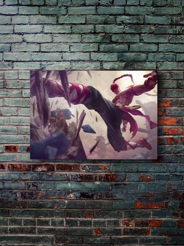 Znc Lee Sin - Oyun Posterleri, Özel Tasarım Kağıt Poster - Image 1
