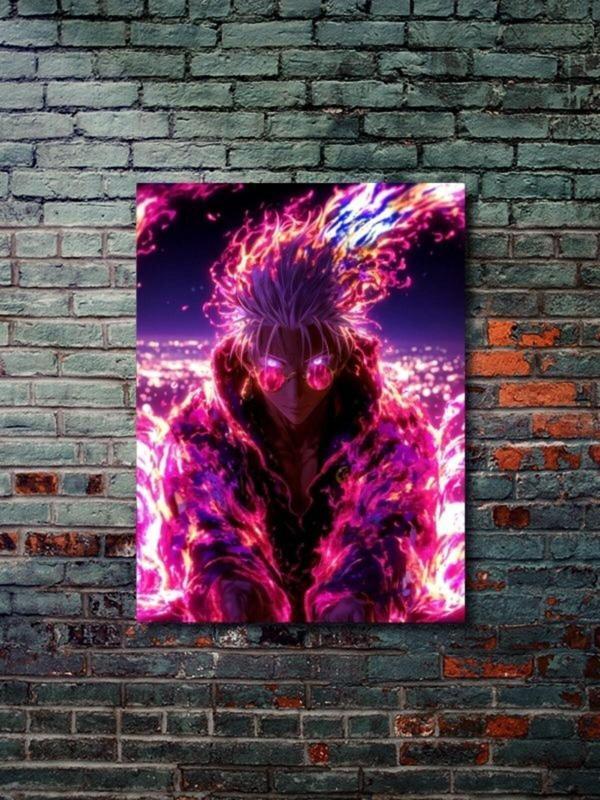 Znc Satoru Gojo - Jujutsu Kaisen, Anime - Manga Serisi, Özel Tasarım Kağıt Poster, Duvar Sanatı - Image 1