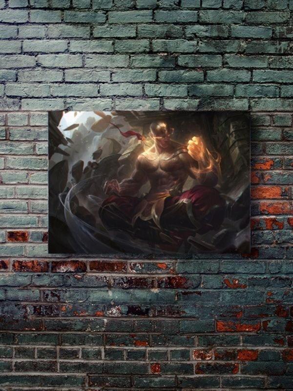 Znc Lee Sin - Oyun Posterleri, Özel Tasarım Kağıt Poster - Image 1