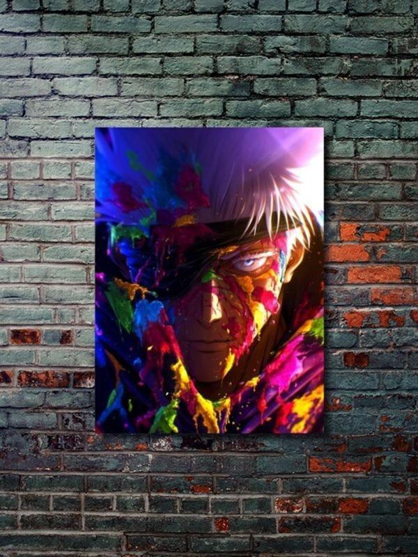 Znc Satoru Gojo - Jujutsu Kaisen, Anime - Manga Serisi, Özel Tasarım Kağıt Poster, Duvar Sanatı - Image 1