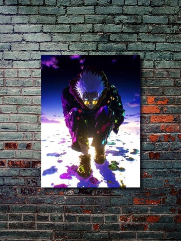 Znc Satoru Gojo - Jujutsu Kaisen, Anime - Manga Serisi, Özel Tasarım Kağıt Poster, Duvar Sanatı - Image 1